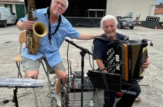 Marché du matin en musique