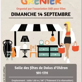 Vide grenier - Défi pour Elles