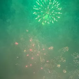 Spectacle pyrotechnique