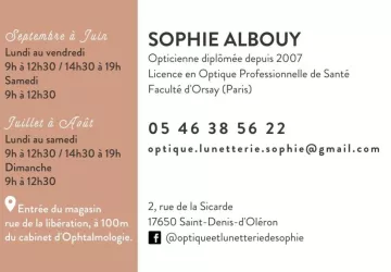 Optique lunetterie de Sophie